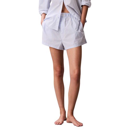 Calvin Klein Cotton Poplin Covered Wb Poplin Short